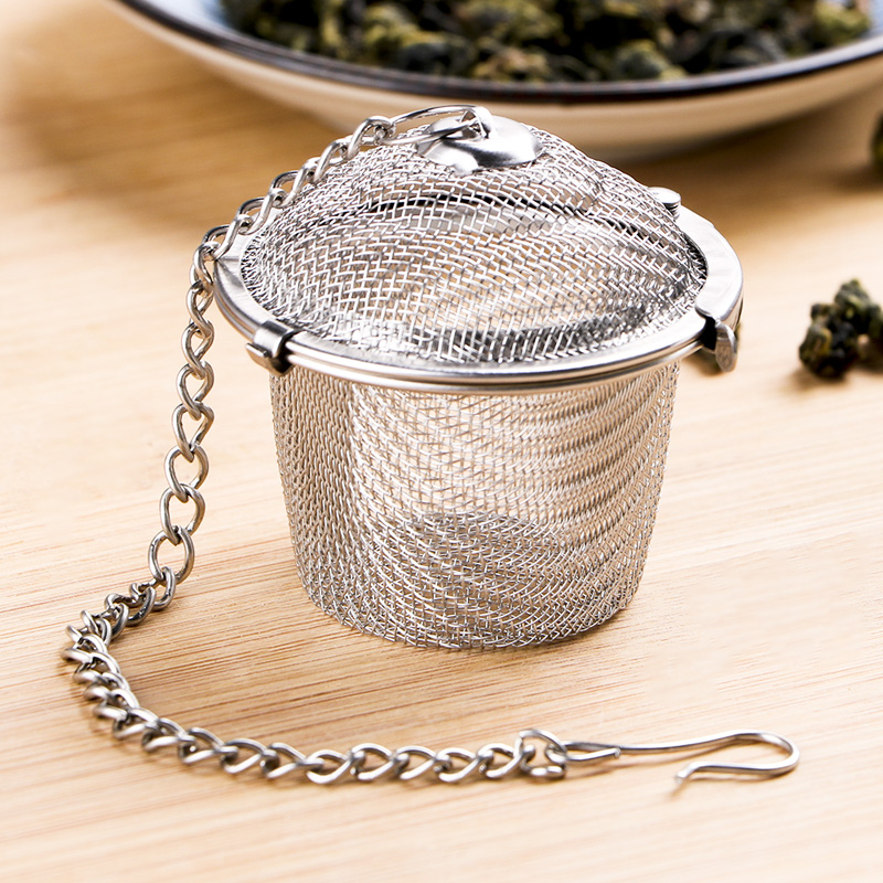 Herbal Wellness Supplement - Stainless Steel Tea Strainer Locking Tea