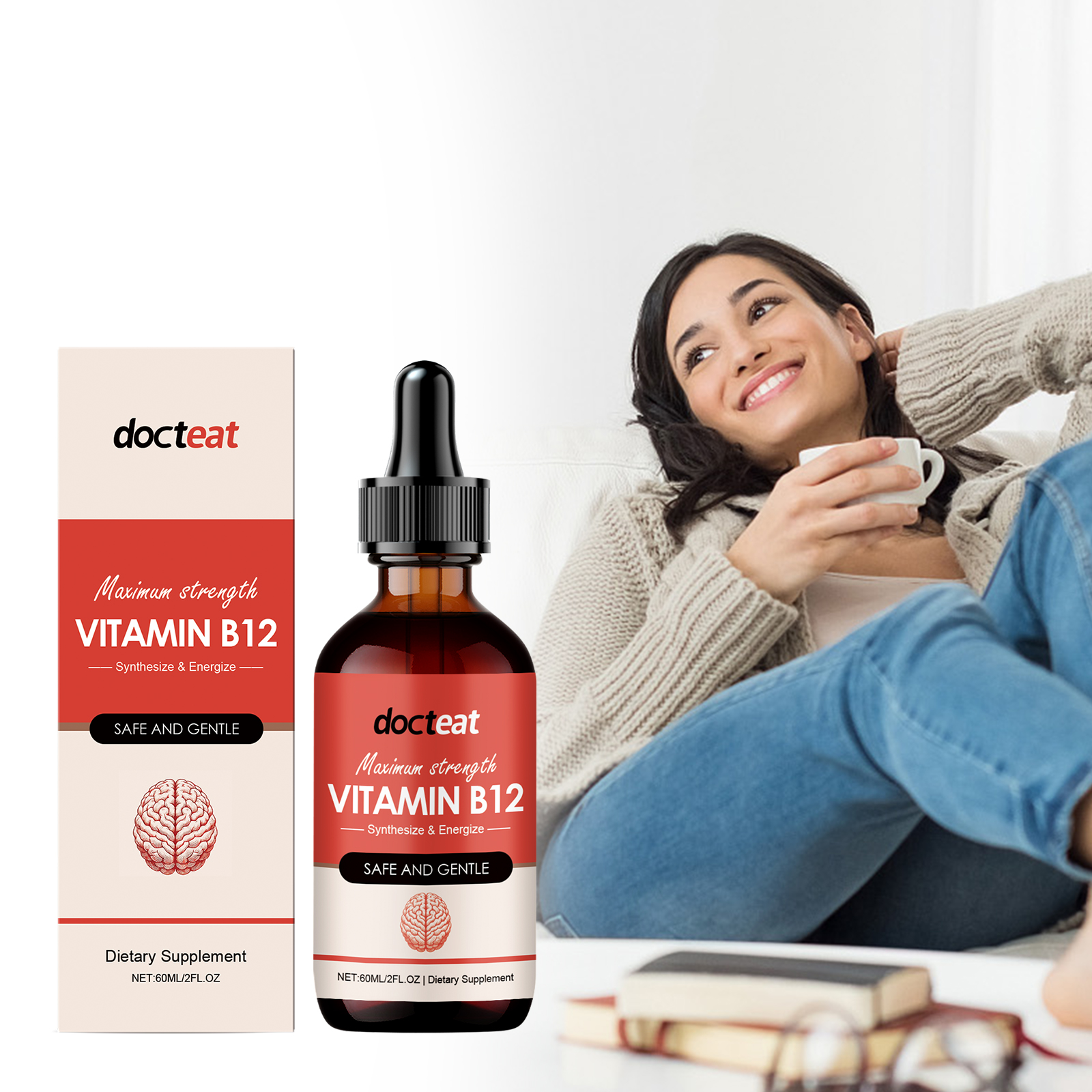 Herbal Wellness Liquid - Digestive Support Drops, Herbal & Peppermint