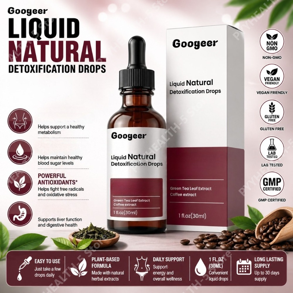 Herbal Wellness Liquid - Herbal Blend Liquid Drops with Green