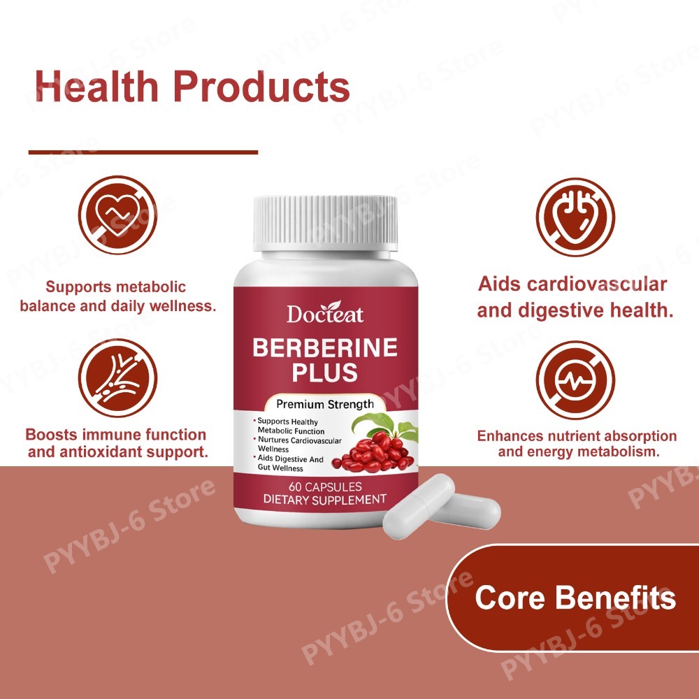 Berberine Plus Supplement 60Ca - Herbal Wellness Supplement avis et prix