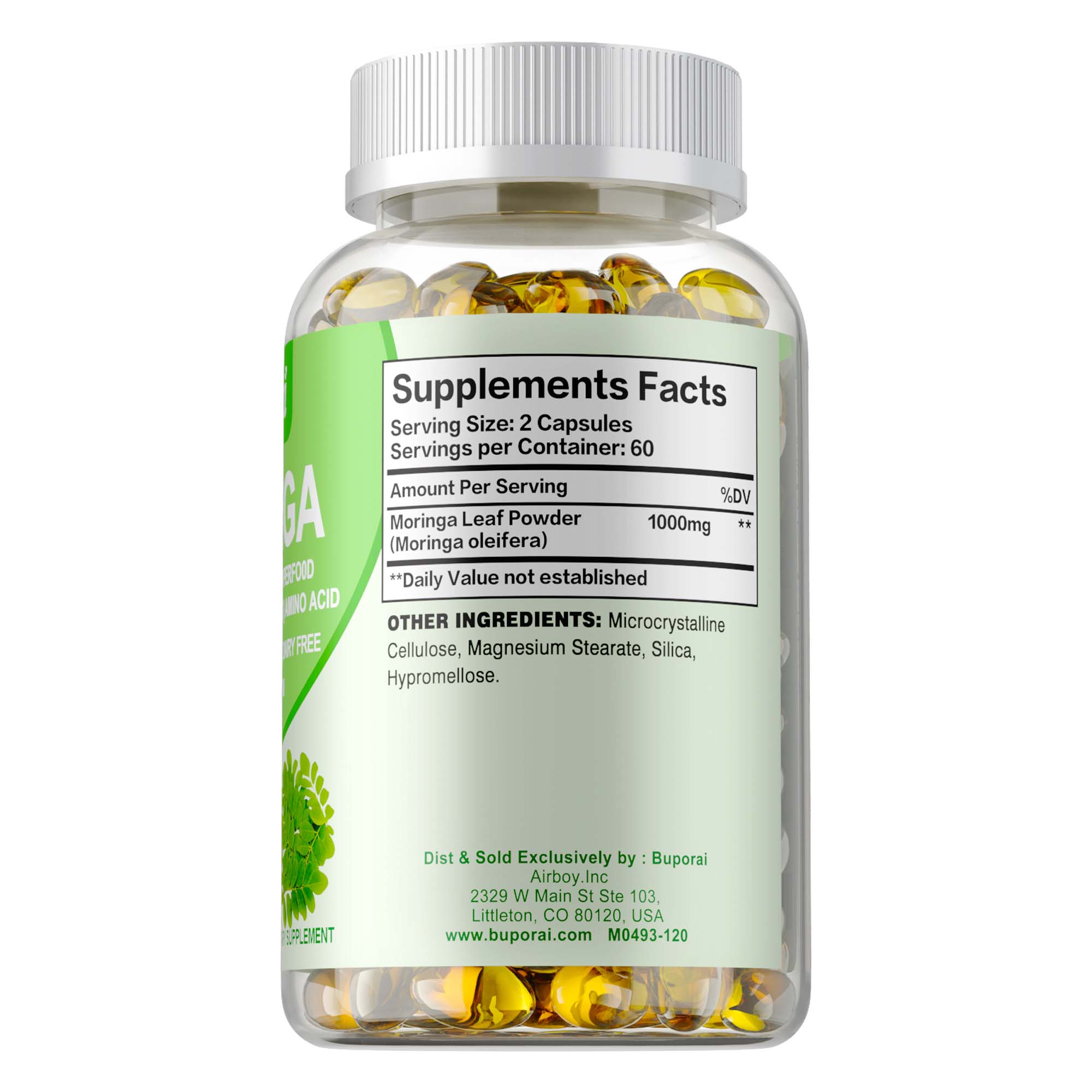 Moringa Capsules - Boosts Ener - Moringa Leaf Powder avis et prix