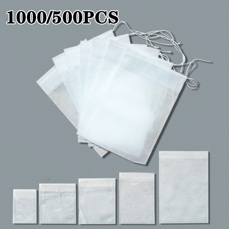 1000-100Pcs Disposable Teabags - Herbal Wellness Supplement avis et prix