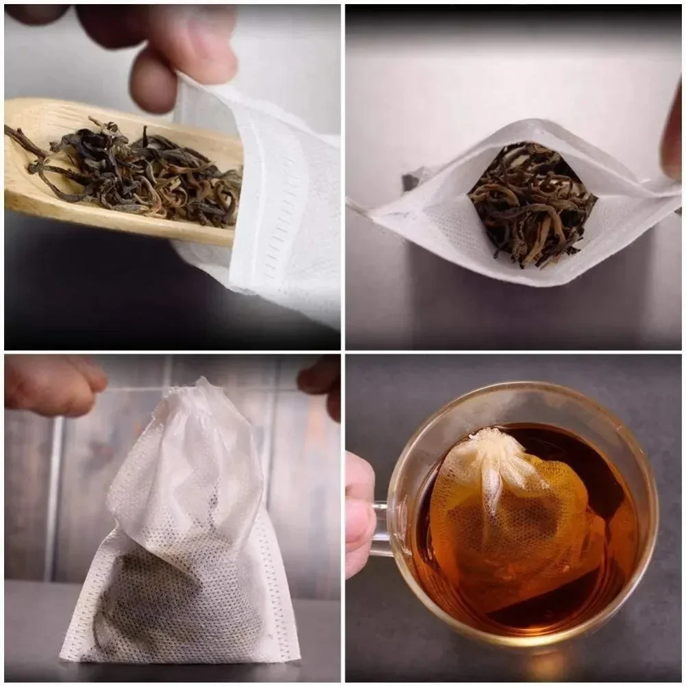 1000-100Pcs Disposable Teabags - Herbal Wellness Supplement avis et prix