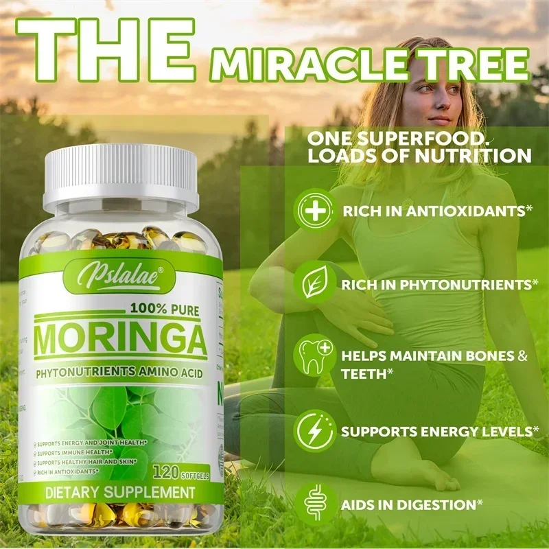 Moringa Capsules - Antioxidant - Moringa Leaf Powder avis et prix