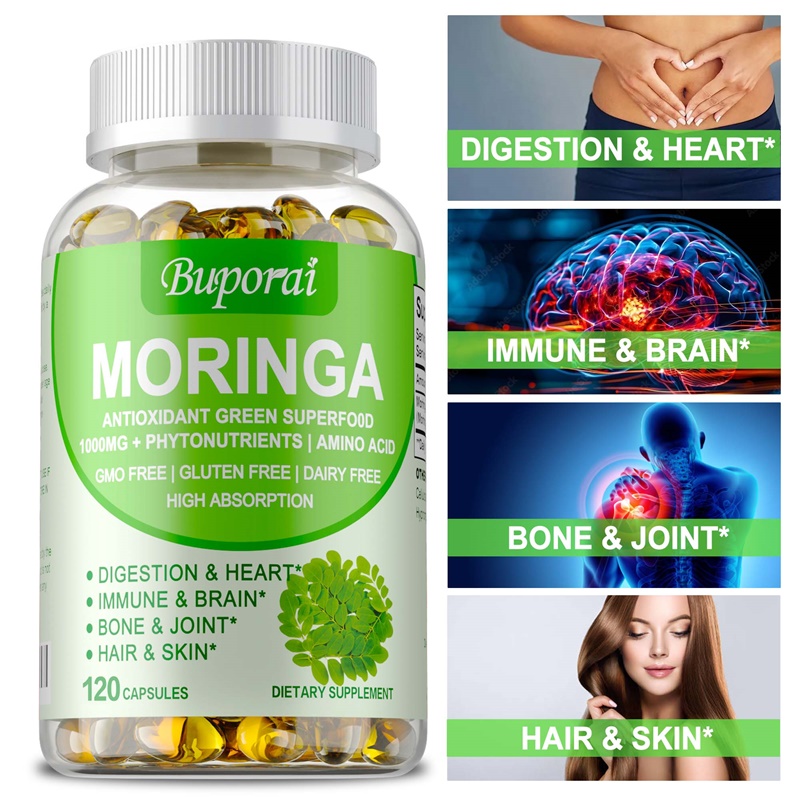 Moringa Capsules - Boosts Meta - Moringa Leaf Powder avis et prix