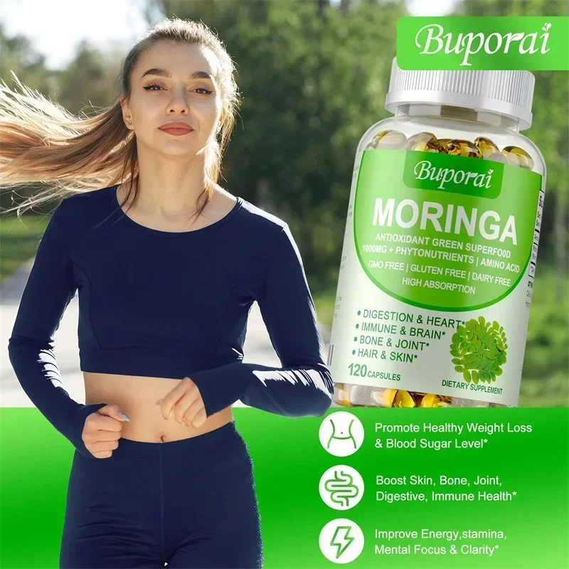 Moringa Capsules - Boosts Meta - Moringa Leaf Powder avis et prix