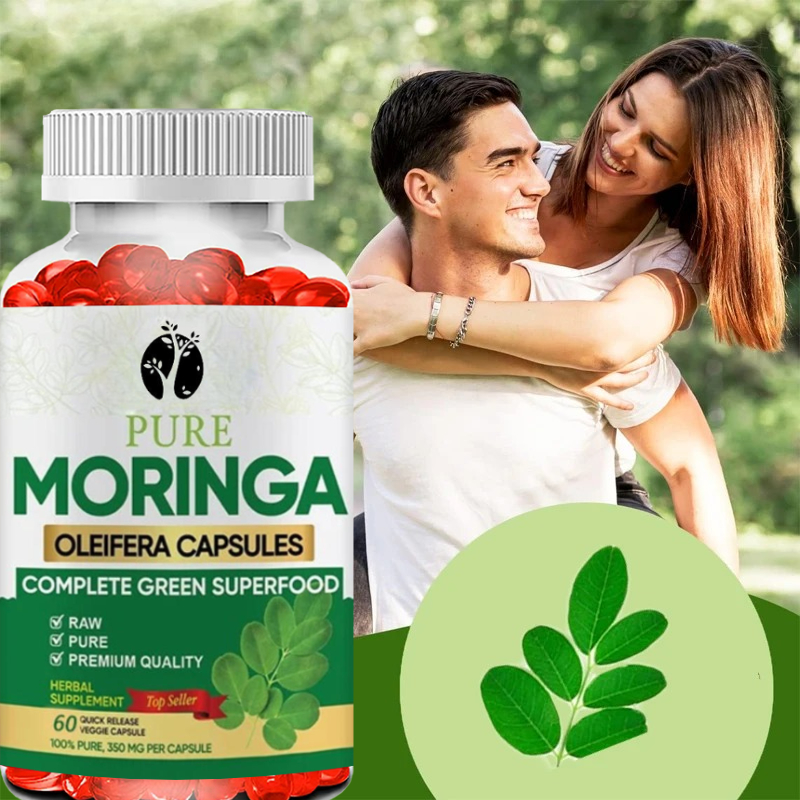Moringa Capsules -60 Capsules  - Moringa Leaf Powder avis et prix