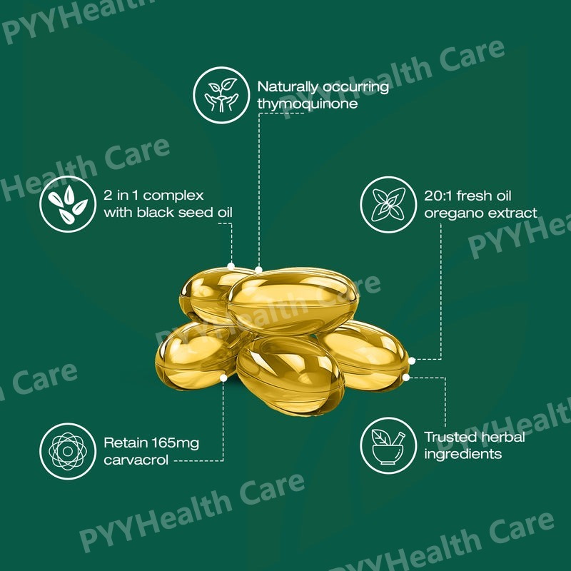 Oregano Oil with Black Seed Oi - Herbal Wellness Supplement avis et prix