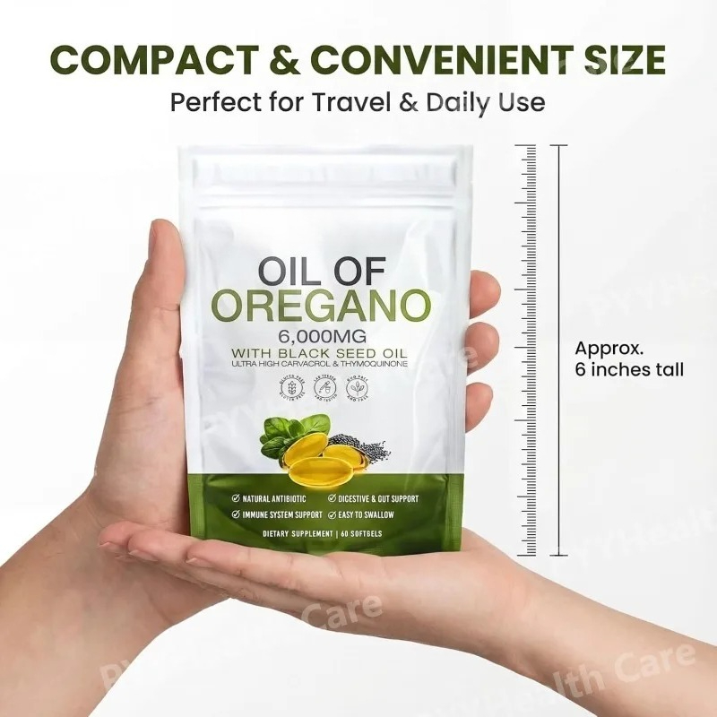 Oregano Oil with Black Seed Oi - Herbal Wellness Supplement avis et prix