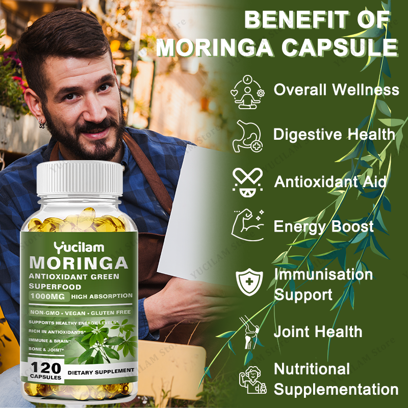 Moringa Organic 1000 mg, 7-in- - Moringa Leaf Powder avis et prix
