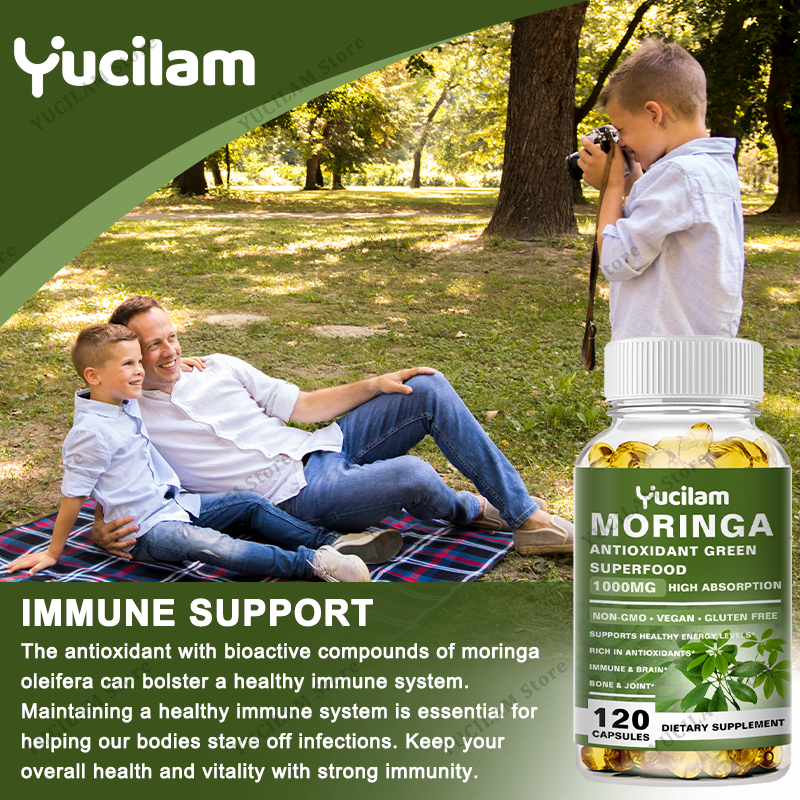 Moringa Organic 1000 mg, 7-in- - Moringa Leaf Powder avis et prix