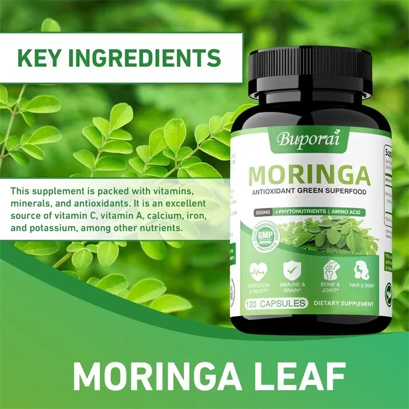 Moringa Capsules - Helps Boost - Moringa Leaf Powder avis et prix