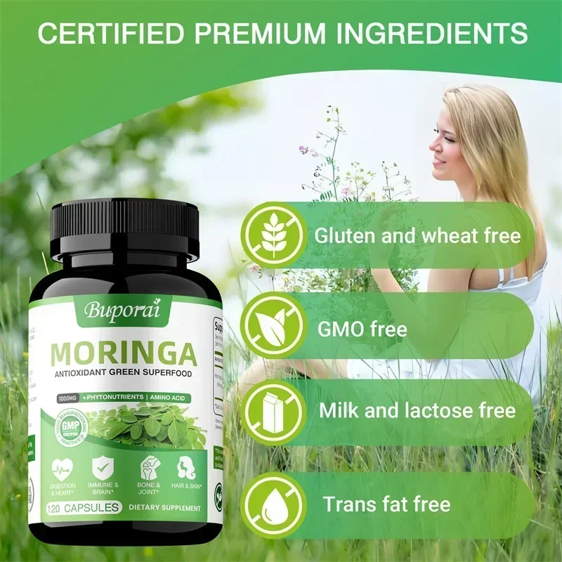 Moringa Capsules - Helps Boost - Moringa Leaf Powder avis et prix