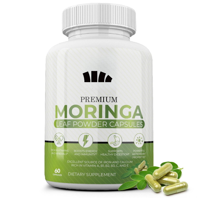 Natural Moringa Capsules -100% - Moringa Leaf Powder avis et prix