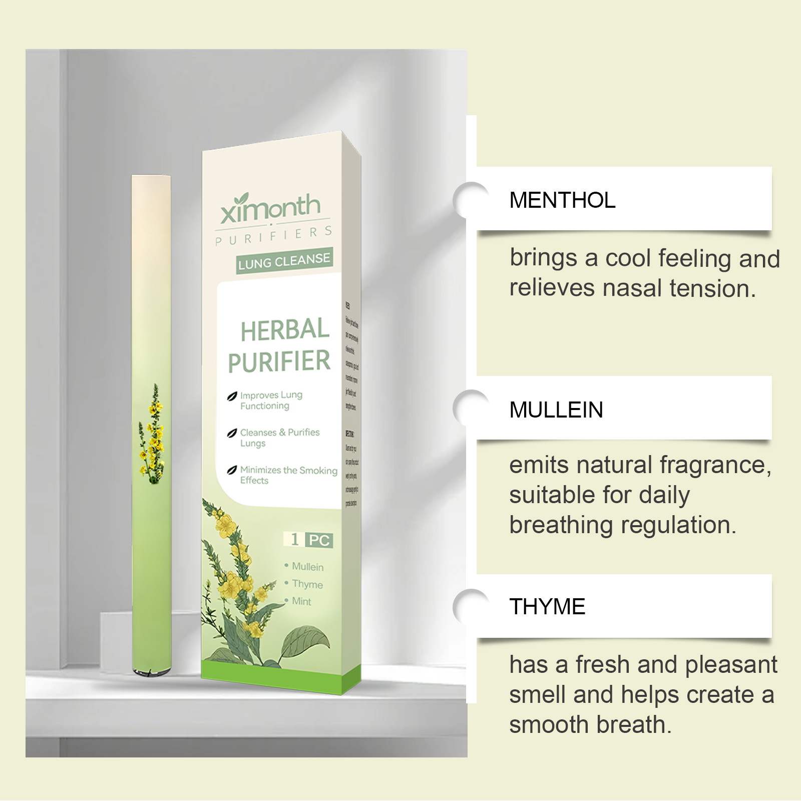 Natural Herbal Breathing Stick - Herbal And Wellness avis et prix