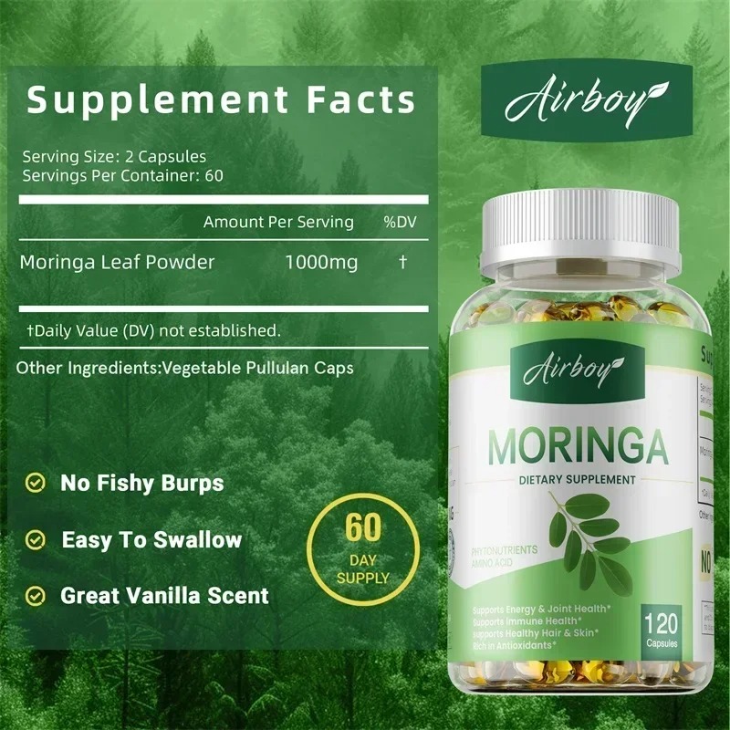 Moringa Supplements - For Heal - Moringa Leaf Powder avis et prix