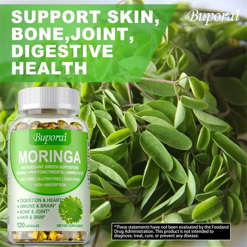 Moringa Capsules 1000mg - Incr - Moringa Leaf Powder avis et prix