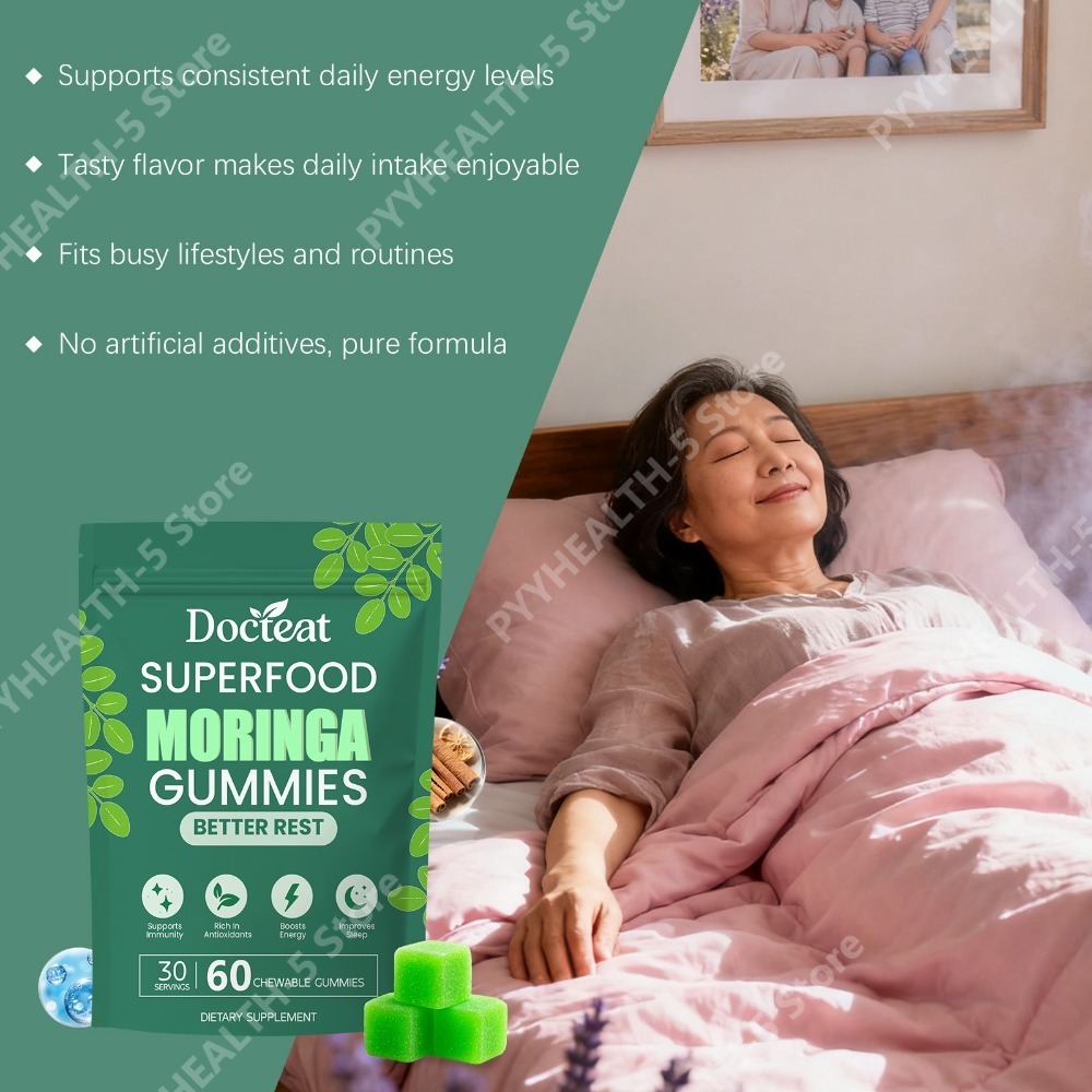Docteat Moringa Gummies with B - Moringa Leaf Powder avis et prix