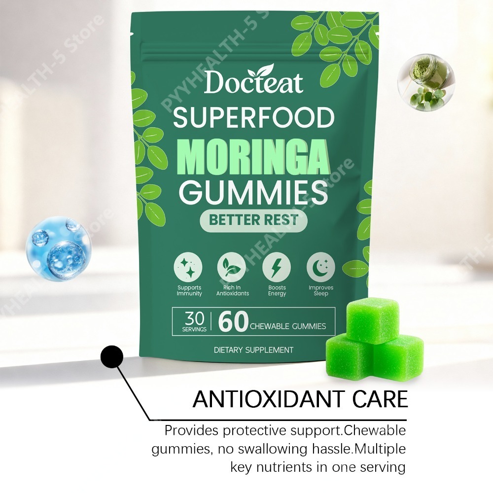 Docteat Moringa Gummies with B - Moringa Leaf Powder avis et prix