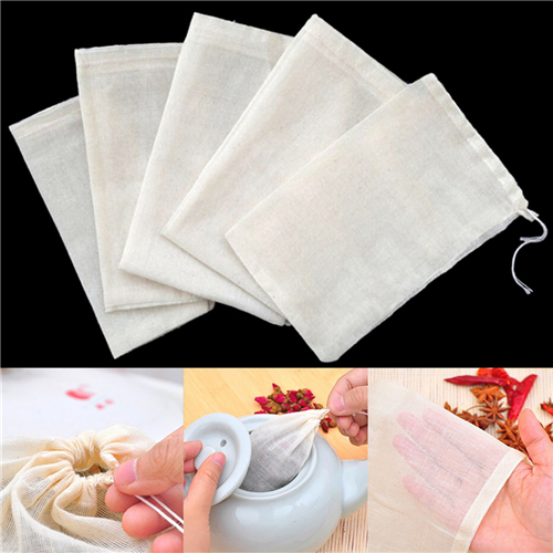 1pc/10Pcs Cotton Tea Bags Musl - Herbal Wellness Supplement avis et prix