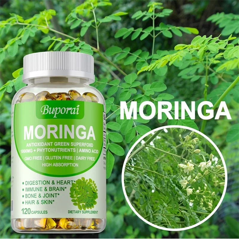 Moringa Capsules 1000mg - Supp - Moringa Leaf Powder avis et prix