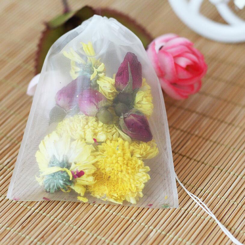 50pcs/lot Empty Tea Bag Nylon  - Herbal Wellness Supplement avis et prix